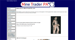 Desktop Screenshot of minetraderpa.com