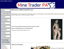 Tablet Screenshot of minetraderpa.com